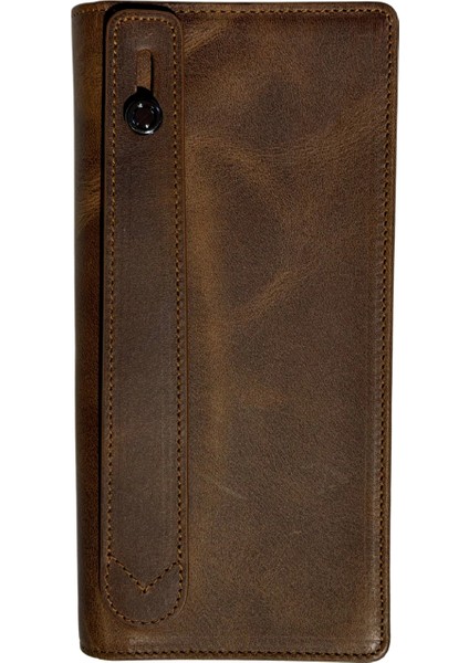 Erkek Hakiki Deri El Çantası Kahverengi fırsatları