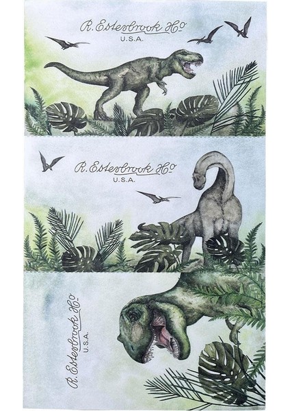 Blotter Paper Kurutma Kağıdı Seti - Jurassic fırsatları