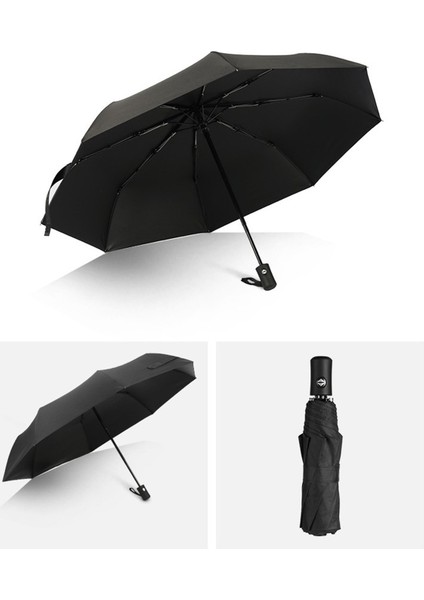 Siyah ve Lacivert 2'li Set, 8 Tellili Rüzgarda Dayanıklı Şemsiye fırsatları