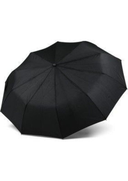 10 Tel Tam Otomatik Lüx Siyah Şemsiye, Şık ve Kullanışlı Koruma Sağlar. fırsatları