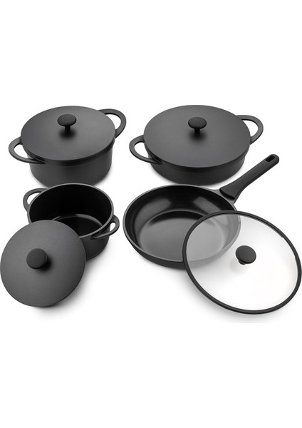 Castcore Döküm Indüksiyon Tabanlı 8 Parça Tencere Seti fiyatları