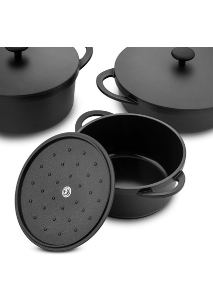 Castcore Döküm Indüksiyon Tabanlı 8 Parça Tencere Seti modelleri