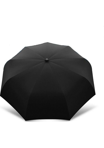 Şık ve Dayanıklı Siyah Şemsiye, Her An Yanınızda Rahatlıkla Kullanabilirsiniz.