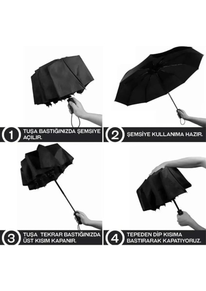 Şık ve Dayanıklı Siyah Şemsiye, Her An Yanınızda Rahatlıkla Kullanabilirsiniz. modelleri