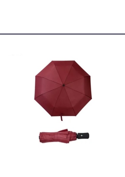 Bordo Tam Otomatik Rüzgara Dayanıklı Erkek Şemsiye indirimleri