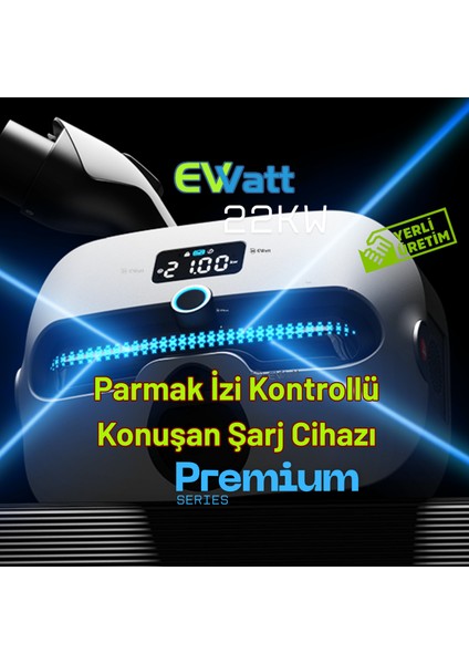 Ewatt 22KW Wallbox Duvar Tipi Elektrikli Araç Şarj Istasyonu