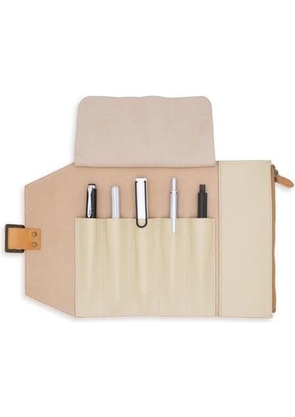 Limited Edition Hand Made Maya Derisi Rulo Kalemlik Camel modelleri