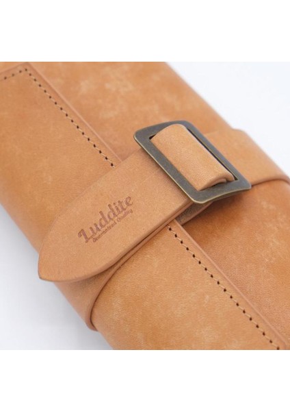 Limited Edition Hand Made Maya Derisi Rulo Kalemlik Camel