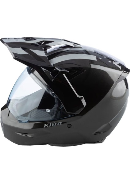 X1 Alpha Carbon Patroit Korumalı Adv Motosiklet Kaskı Metalik Siyah modelleri