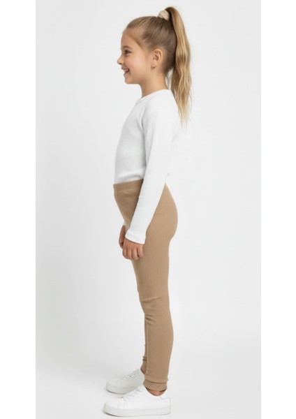 Kız Çocuk Pamuklu Likralı Şardonlu Mevsimliktayt fiyatları