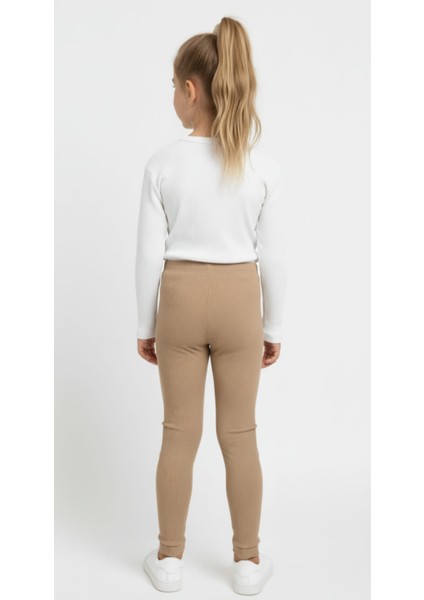 Kız Çocuk Pamuklu Likralı Şardonlu Mevsimliktayt modelleri