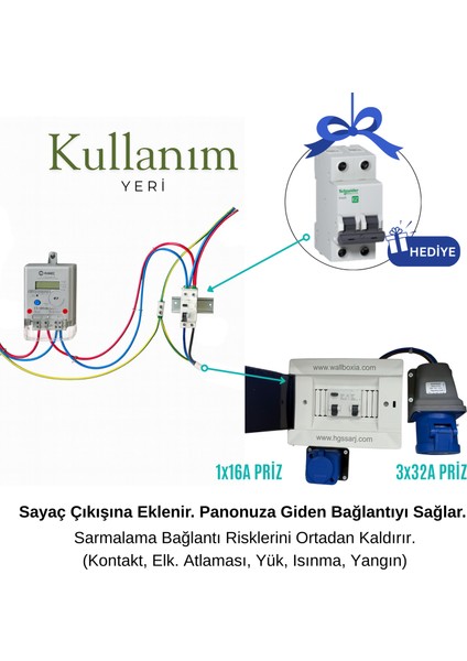 "bluepan" 7,4kw Elektrikli Araç Kombinasyon Panosu Sch Neider Sigorta Grubu modelleri