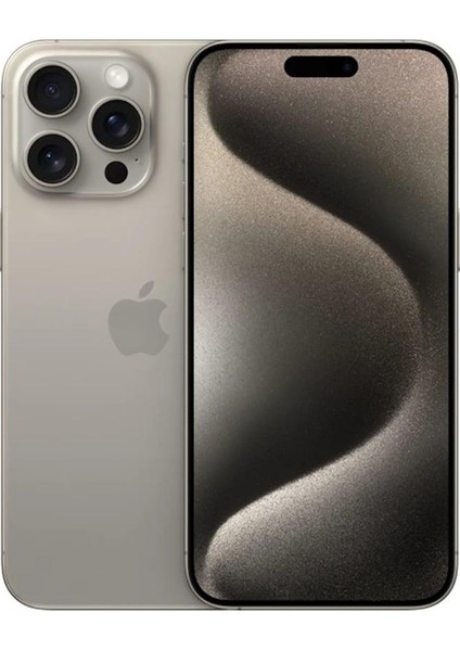 IPHONE 15 Pro Max Natural Tıtanıum 256GB Yenılenmıs B Kalıte (12 Ay Garantılı)