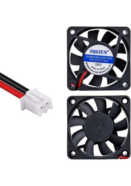 IC-216A Fırçasız Fan 60X60X15MM 24 Volt 2 Pin