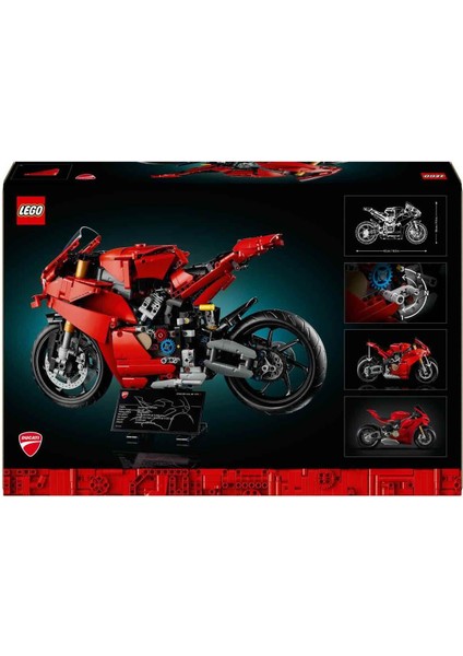 Technic Ducati Panigale V4 S Motosiklet 42202 - Yetişkinler Için Inşa Edilebilen Yaratıcı fırsatları