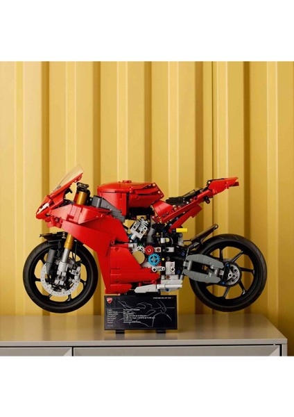 Technic Ducati Panigale V4 S Motosiklet 42202 - Yetişkinler Için Inşa Edilebilen Yaratıcı indirimleri