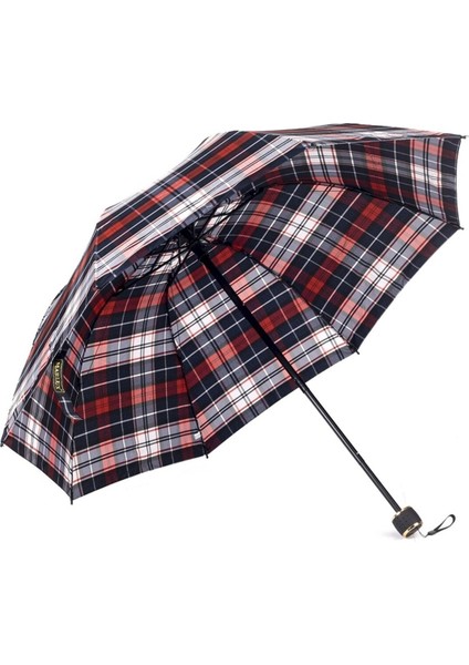 Ekoseli 8 Telli Rüzgar Koruyucu Şemsiye, Lacivert fiyatları