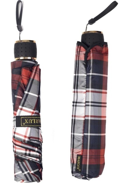 Ekoseli 8 Telli Rüzgar Koruyucu Şemsiye, Lacivert modelleri