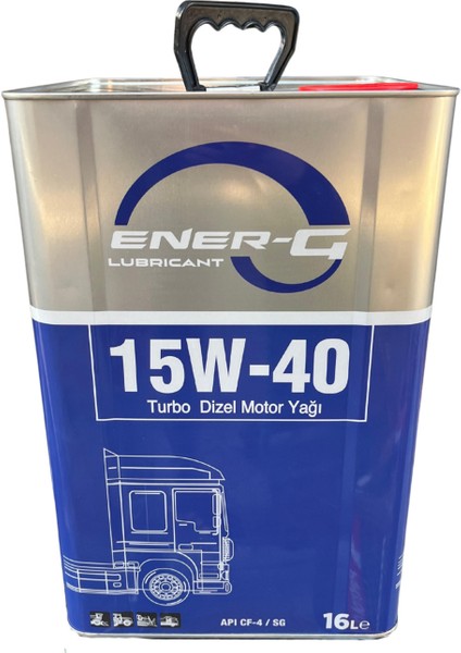 Ener-G 15W-40 Turbo Dizel Motor Yağı 14 kg - 16 L