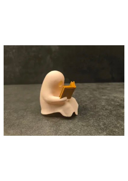 Işıklı Kitap Kurdu Hayalet Figürü (3d Baskı Gece Lambası) fırsatları
