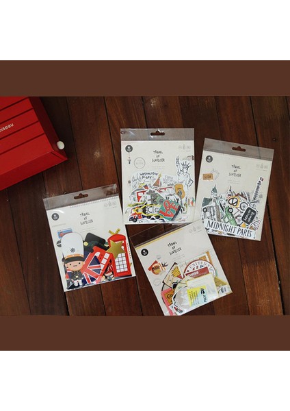 Travel Luggage Sticker Pack Valiz Etiket Seti - The Toy Soldiers fiyatları