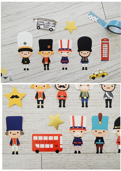 Travel Luggage Sticker Pack Valiz Etiket Seti - The Toy Soldiers