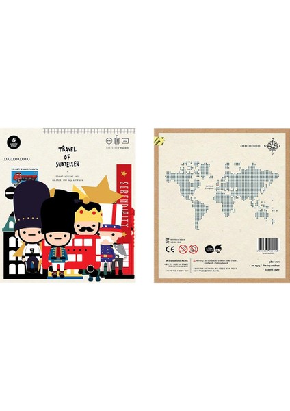 Travel Luggage Sticker Pack Valiz Etiket Seti - The Toy Soldiers