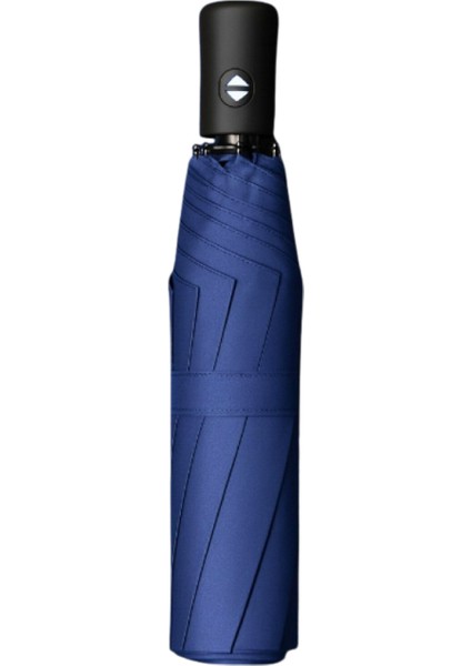 Lacivert Otomatik Kompakt Şemsiye, Güçlendirilmiş 8 Tel Yapısı, Yağmur Koruma fiyatları