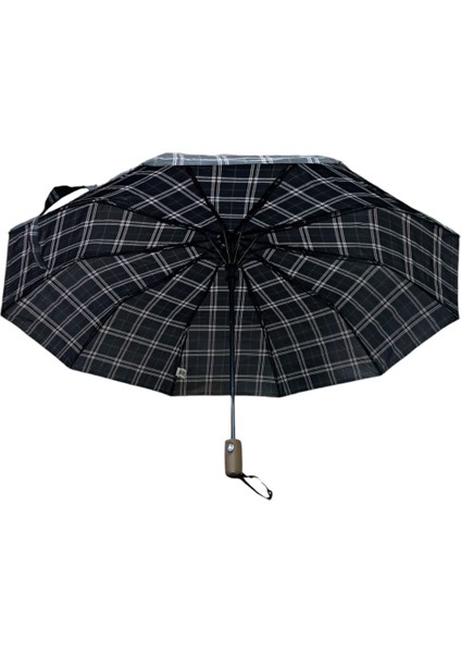 Renkli Otomatik Fiber Gövde 10 Telli Rüzgarlı Şemsiye modelleri