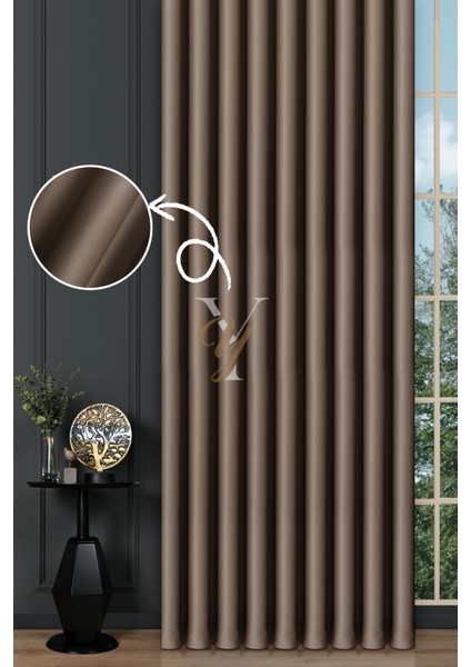 Blackout Fon Perde V-2015 Ağaç Kabuğu