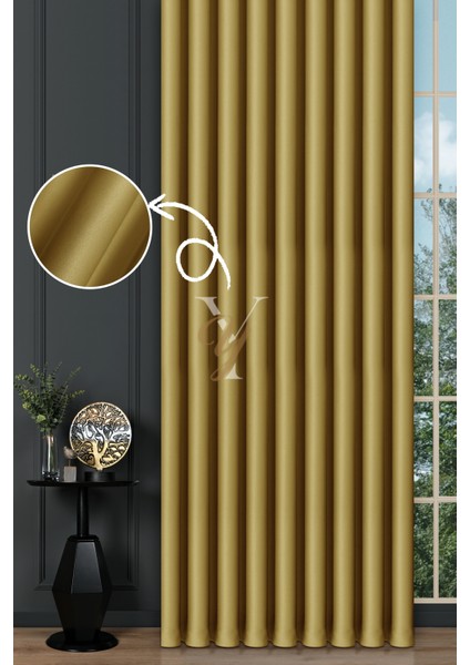 Blackout Fon Perde V-2017 Yağ Yeşili