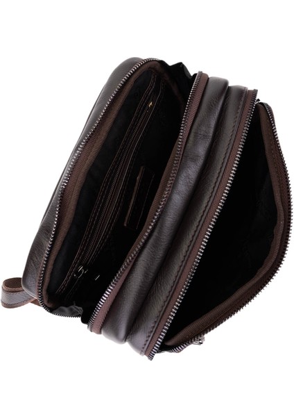 Erkek Hakiki Deri Kahverengi El Çantası 147 1197 Erk Cnt SK25-26 Kahve Dr fırsatları