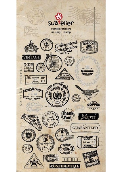 Deco Sticker Seti Stamp