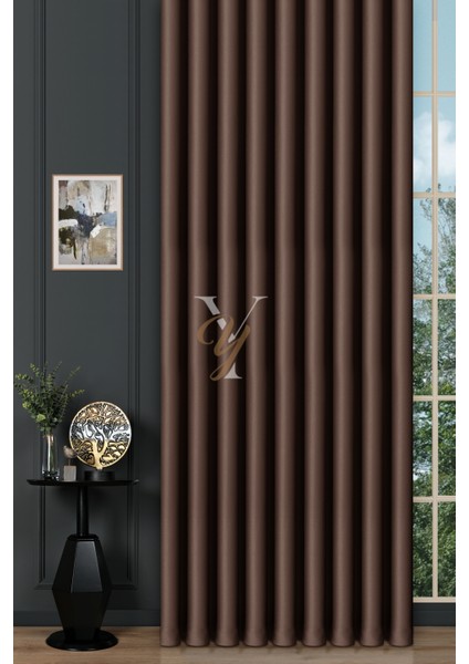 Blackout Fon Perde V-2013 Kestane fiyatları