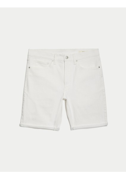 Regular Fit Denim Şort