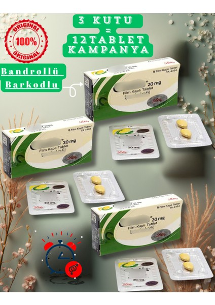 CIALLIS_20MG Hap 20 Mg 3 Kutu Orjinal 12 Kullanım_tablet CİALİS20_MG Geciktirici8 Sertleştirici9 CIALIS15 Geciktirme8 Sertleştirme8 Istêk_arttırıcı Erkek-Kadın Performans_etkili Kampanya