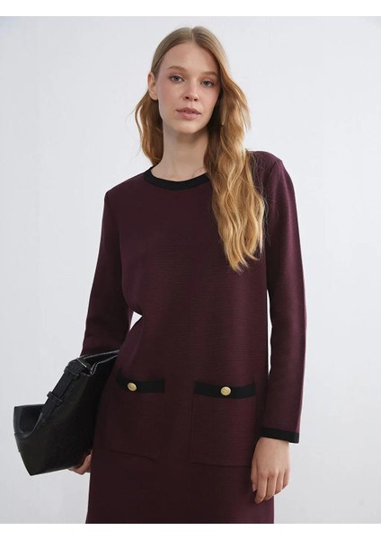 Bisiklet Yaka Triko Elbise (W5) fiyatları