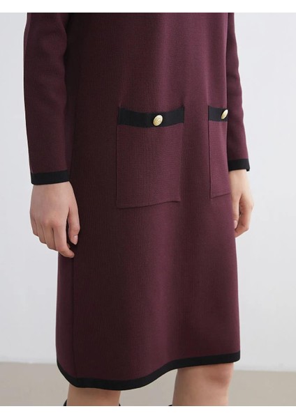 Bisiklet Yaka Triko Elbise (W5) modelleri