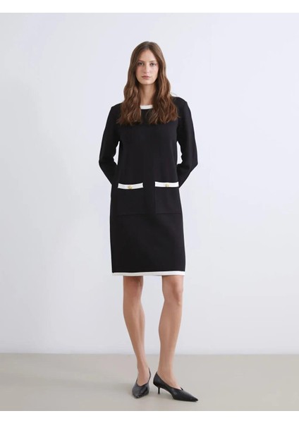 Bisiklet Yaka Triko Elbise (W5) fiyatları