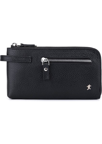 Erkek Hakiki Deri Siyah Floter El Çantası 1148 8127 Erk Cnt SK25-26 Sıyah Fltr