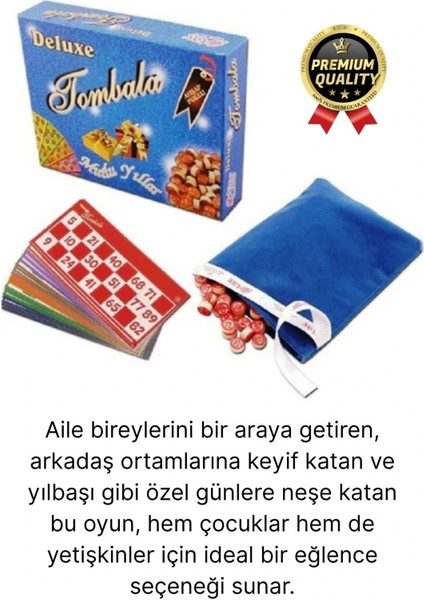 Özel Üretim Zeka Geliştirici Eğlenceli Etkinlik Aile Parti Yeni Yıl Yılbaşı Deluxe Tombala Oyunu fiyatları