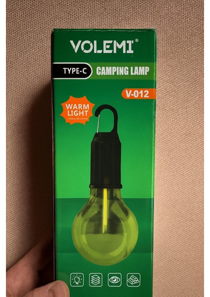 Şarjlı Portatif Ampül LED Sarı Işık fırsatları