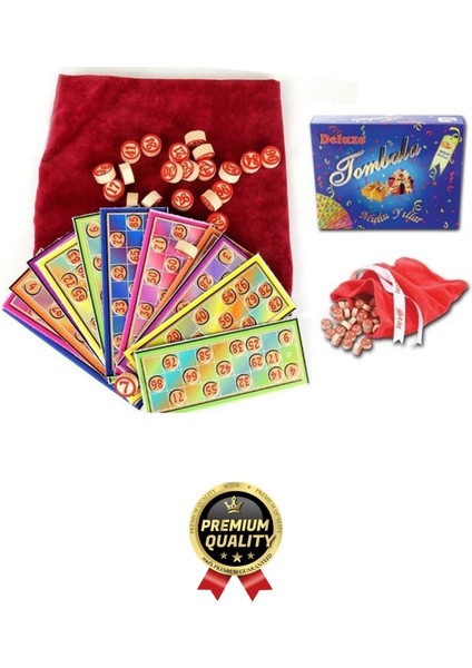 Özel Üretim Zeka Geliştirici Eğlenceli Etkinlik Aile Parti Yeni Yıl Yılbaşı Deluxe Tombala Oyunu modelleri