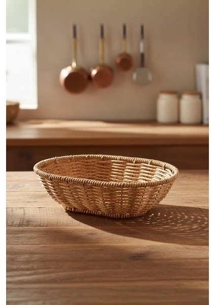 Rattan Piknik Hasır Ekmek Sepeti Meyve Sebze Sepeti Plastik Örme fiyatları