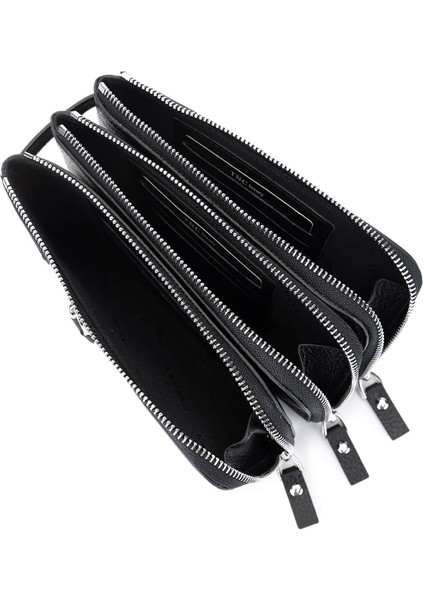 Erkek Hakiki Deri Siyah Floter El Çantası 1148 8126 Erk Cnt SK25-26 Sıyah Fltr fırsatları