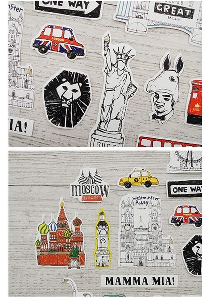 Travel Luggage Sticker Pack Valiz Etiket Seti - Some Place fiyatları