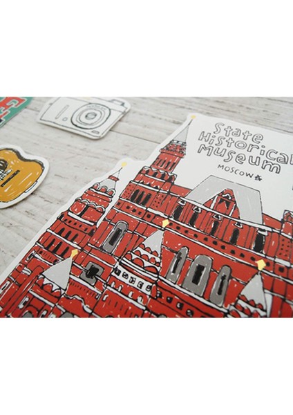 Travel Luggage Sticker Pack Valiz Etiket Seti - Some Place fırsatları