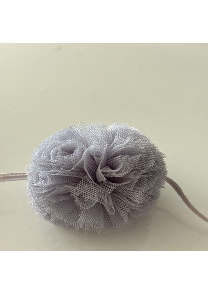 Gri Sıralı Ponpon Mini Ponpon