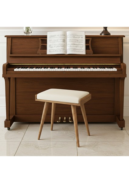 Ahşap Yatak Odası Tabure, Ceviz Çalışma ve Piano Sandalyesi, Yatak Odası Bankı indirimleri