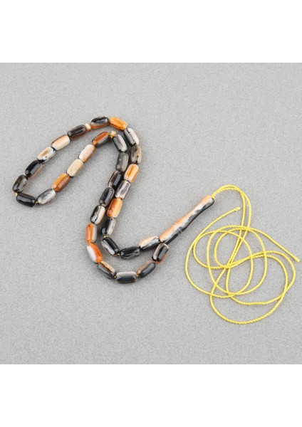 Galalit Arpa Kesim 7X12MM Tesbih -Püskülsüz